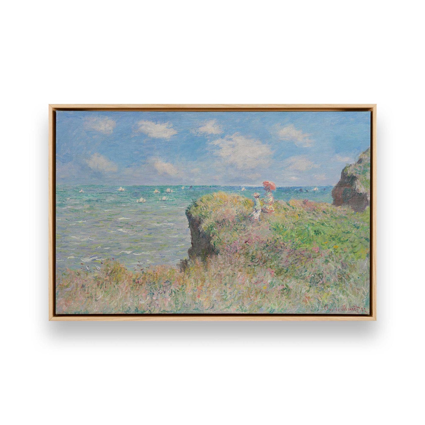 [Color:American Maple], Picture of art in a American Maple frame