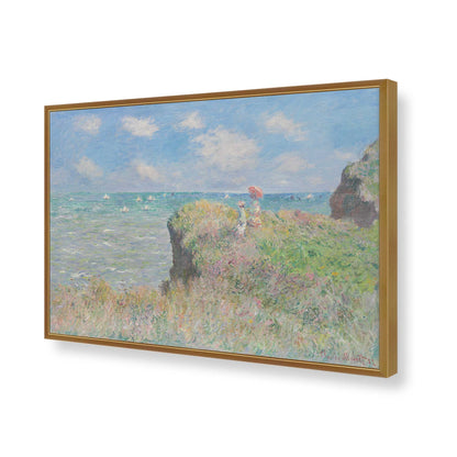 [Color:Polished Gold], Picture of art in a Polished Gold frame of the corner