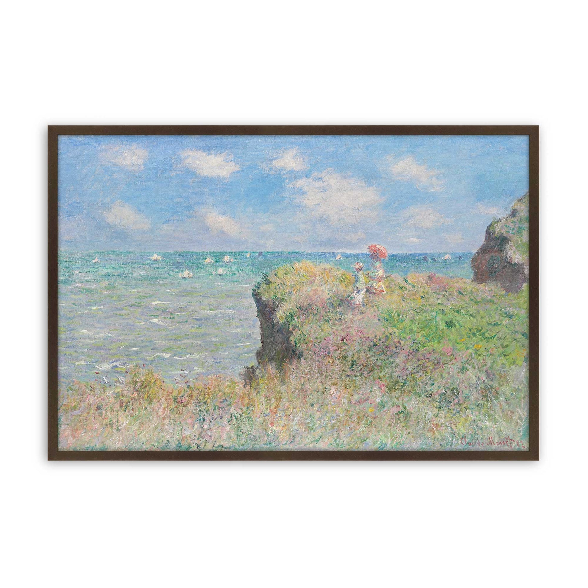 [Color:Belvinder Brown], Picture of art in a Belvinder Brown frame