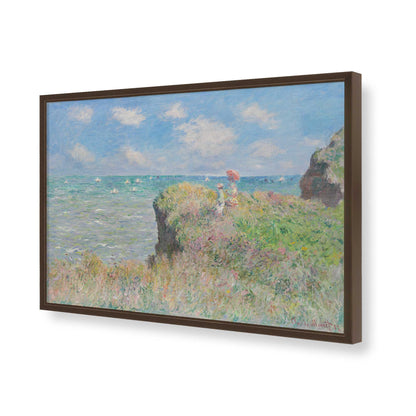 [Color:Belvinder Brown], Picture of art in a Belvinder Brown frame of the corner