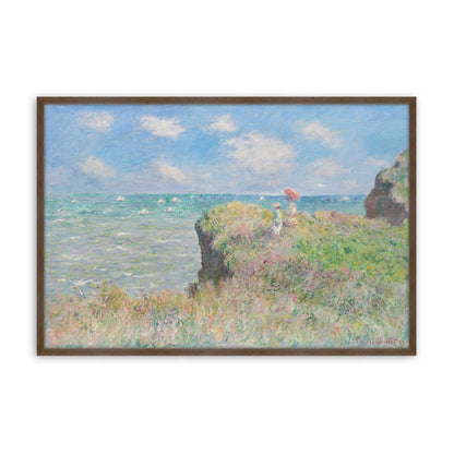 [Color:Walnut], Picture of art in a Walnut frame