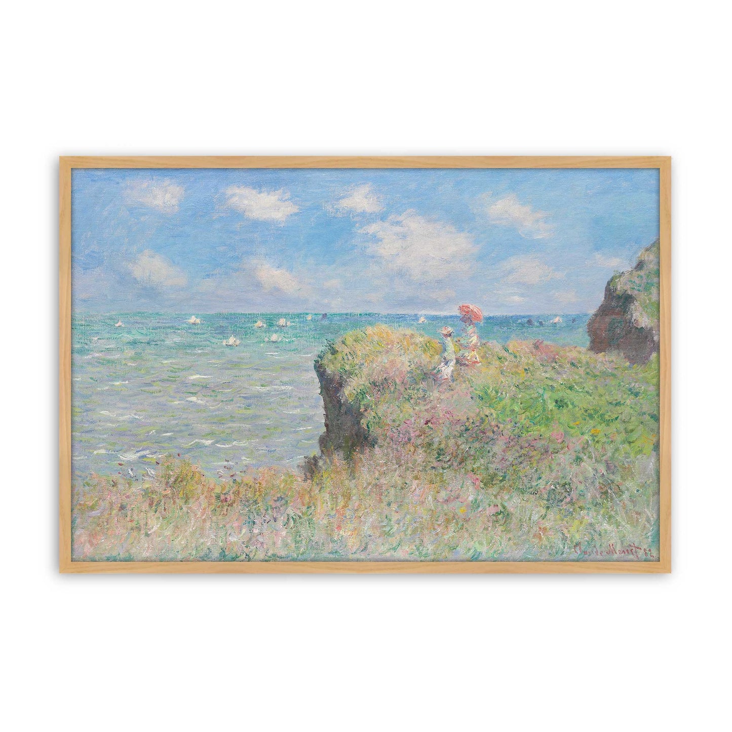 [Color:American Maple], Picture of art in a American Maple frame