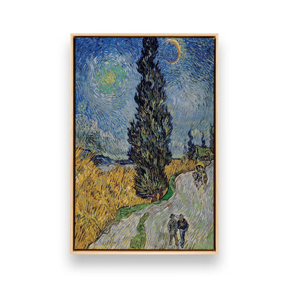 [Color:American Maple], Picture of art in a American Maple frame