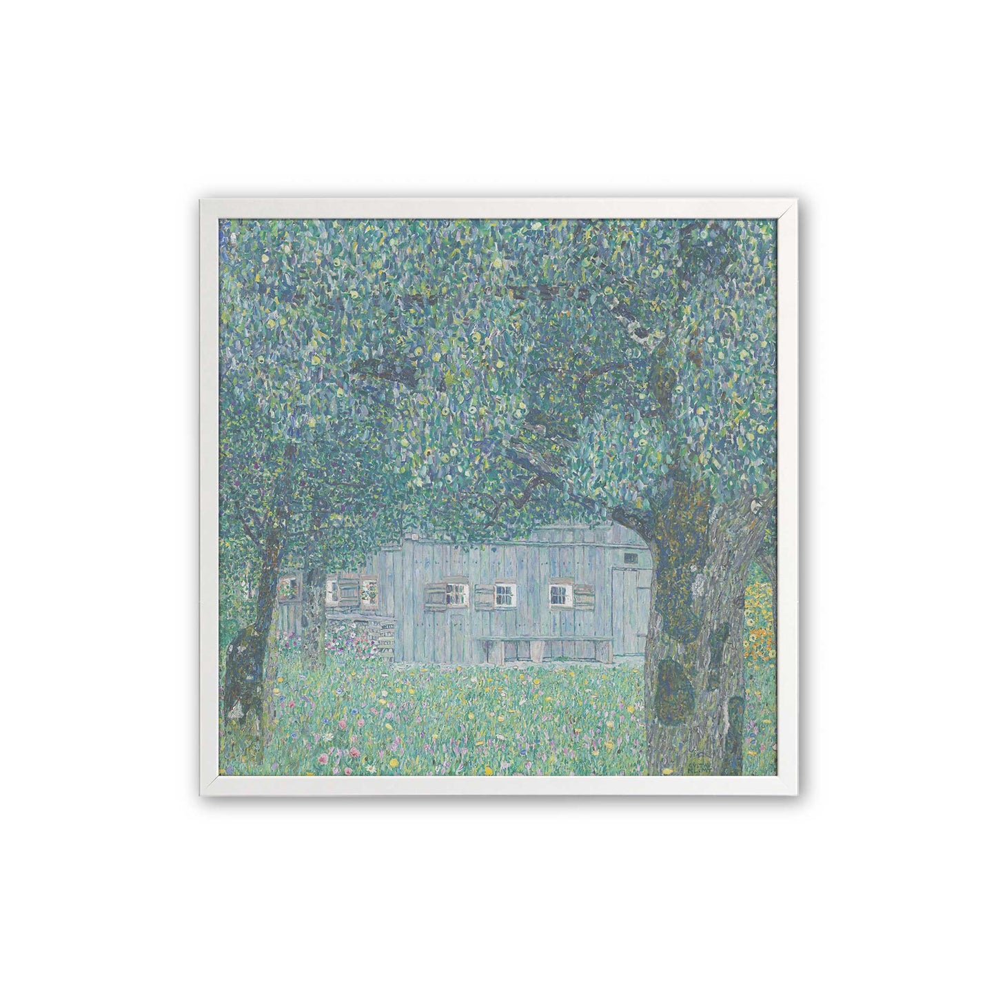 [Color:Opaque White], Picture of art in a Opaque White frame