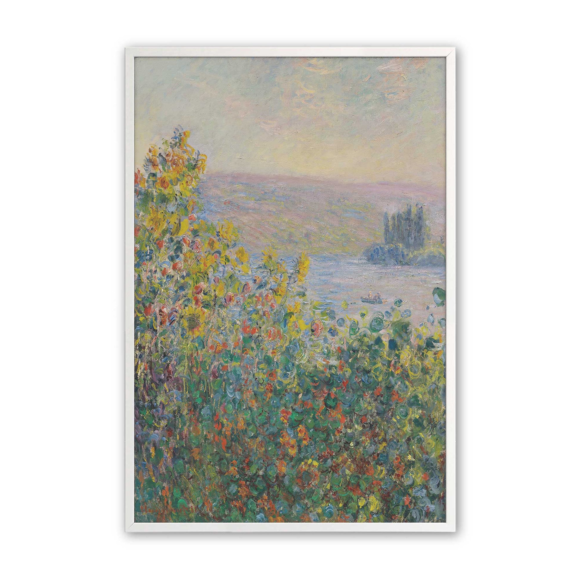 [Color:Opaque White], Picture of art in a Opaque White frame
