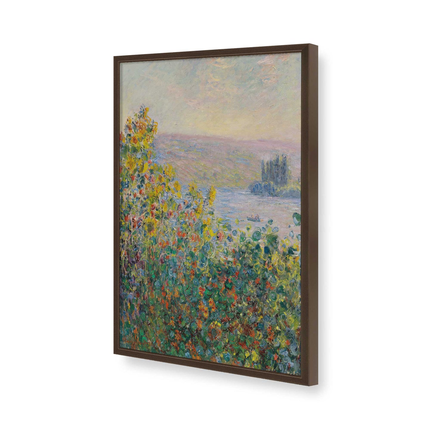 [Color:Belvinder Brown], Picture of art in a Belvinder Brown frame of the corner