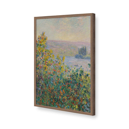 [Color:Walnut], Picture of art in a Walnut frame of the corner