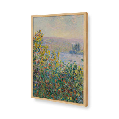 [Color:American Maple], Picture of art in a American Maple frame of the corner