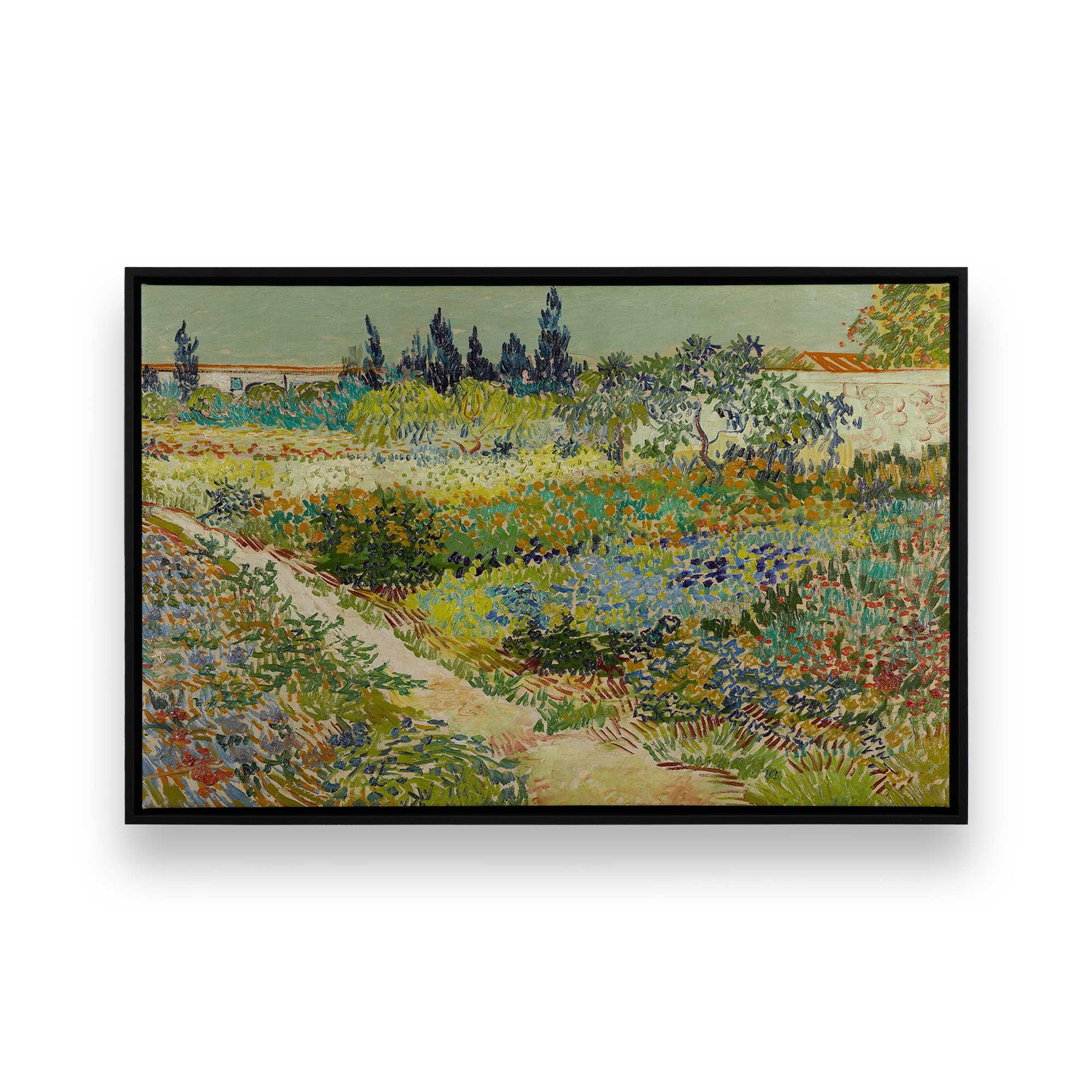 [Color:Satin Black], Picture of art in a Satin Black frame