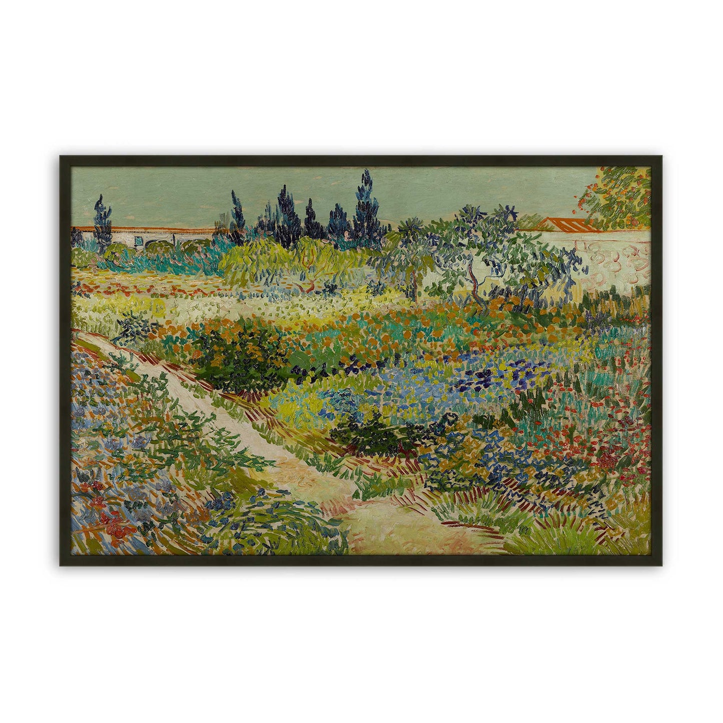 [Color:Satin Black], Picture of art in a Satin Black frame