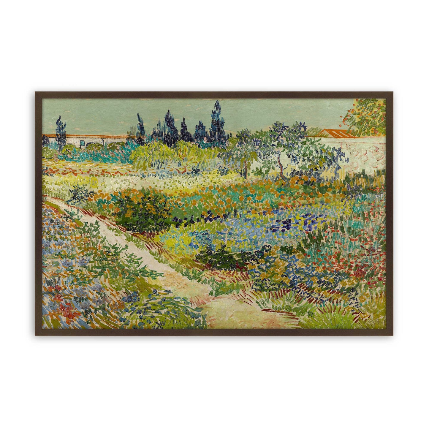 [Color:Belvinder Brown], Picture of art in a Belvinder Brown frame