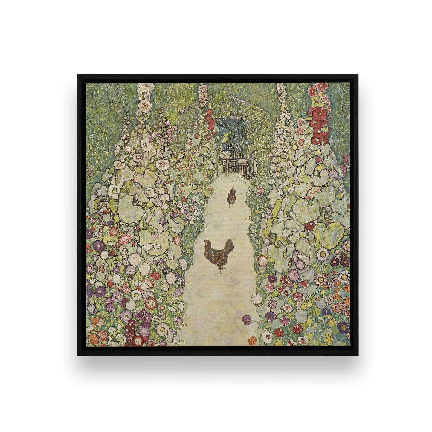 [Color:Satin Black], Picture of art in a Satin Black frame
