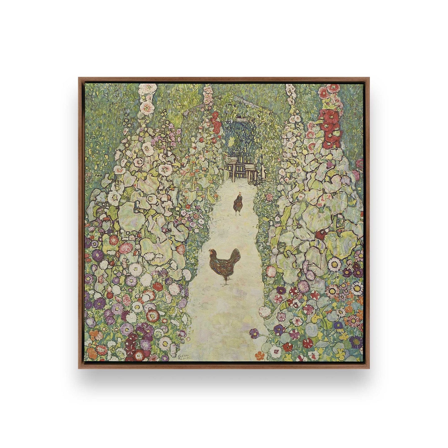 [Color:Walnut], Picture of art in a Walnut frame