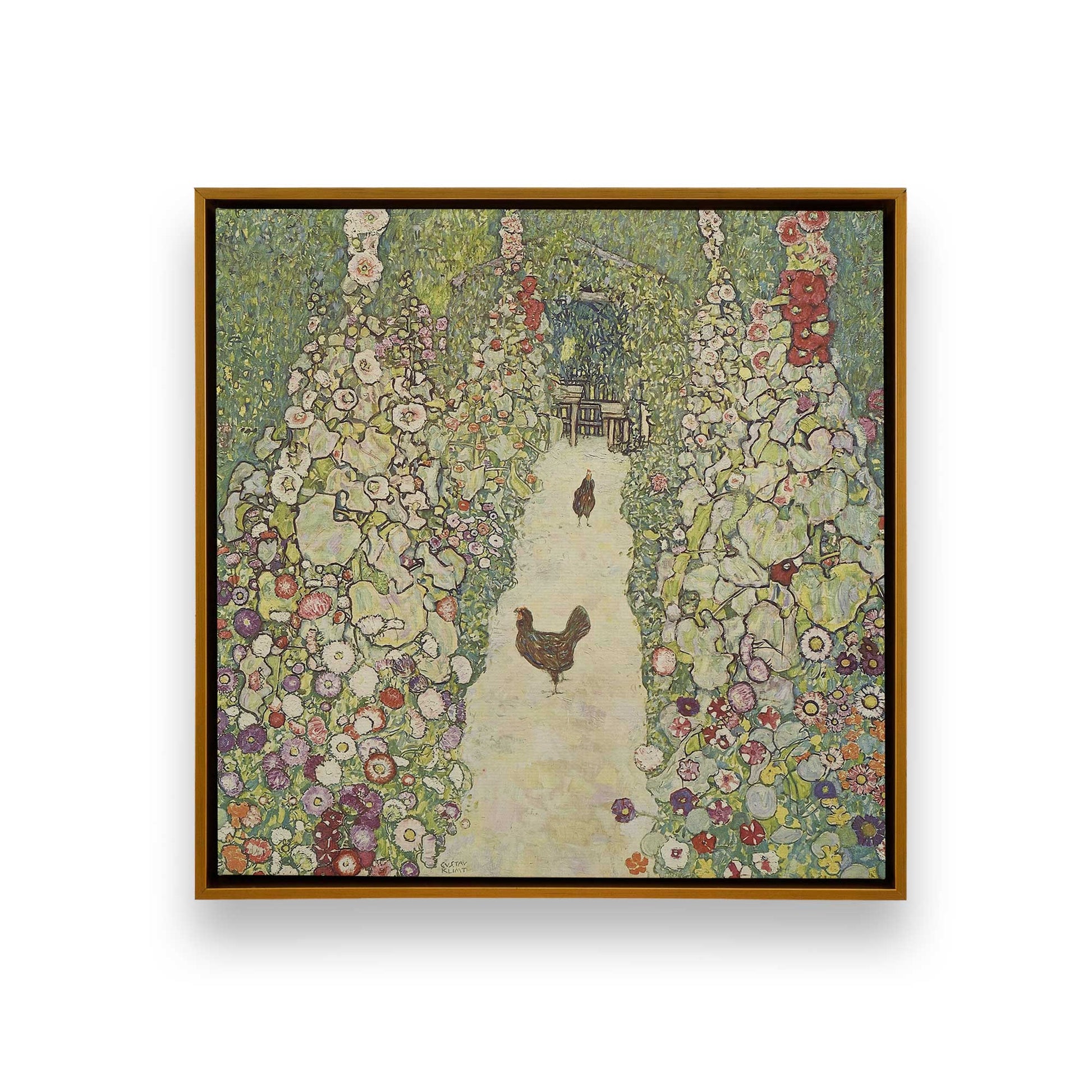 [Color:Polished Gold], Picture of art in a Polished Gold frame