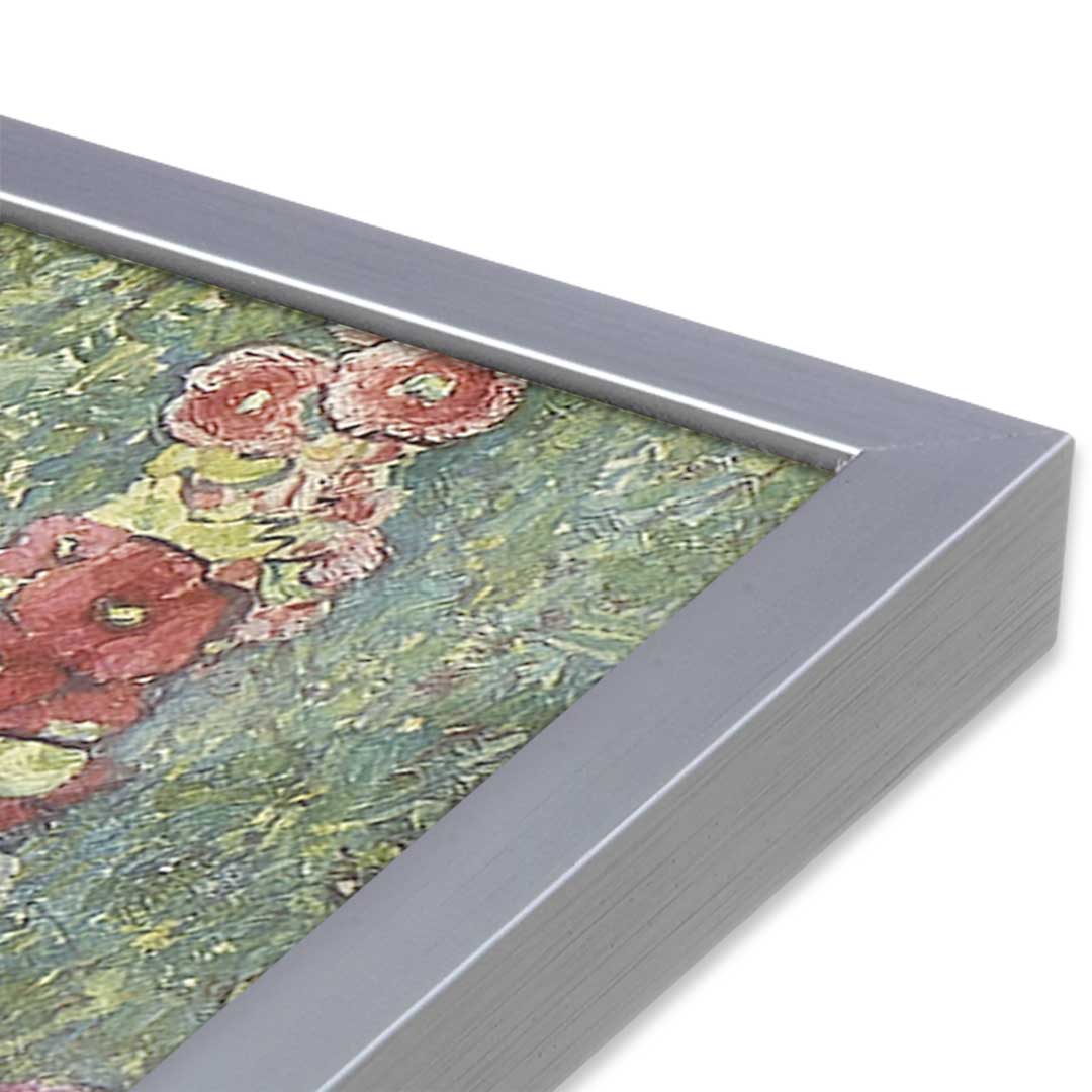 [Color:Polished Chrome], Picture of art in a Polished Chrome frame at an angle
