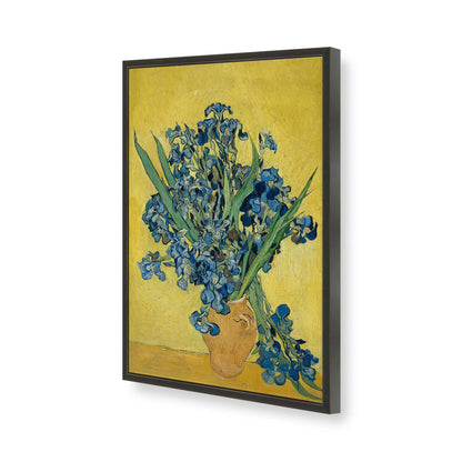 [Color:Satin Black], Picture of art in a Satin Black frame of the corner