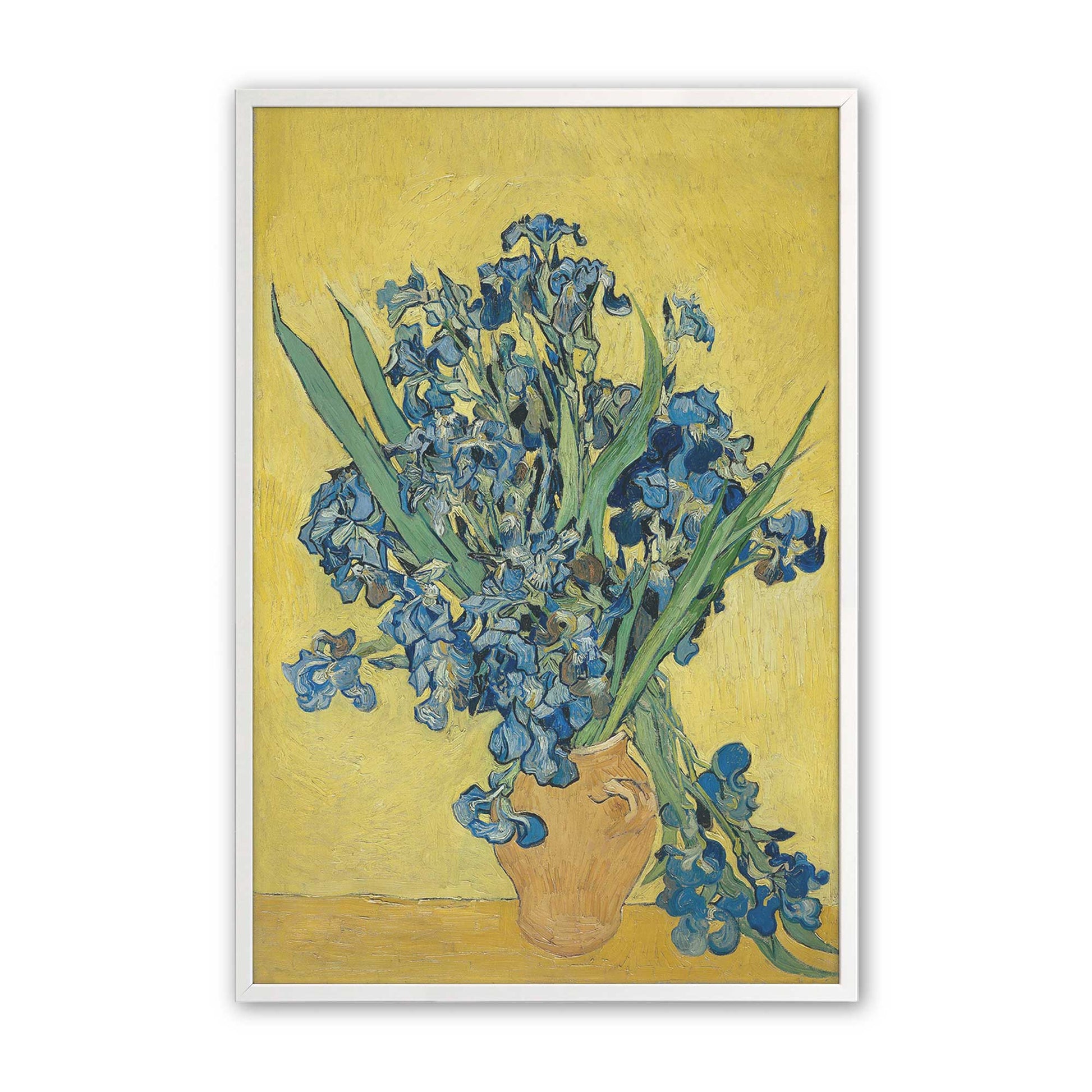 [Color:Opaque White], Picture of art in a Opaque White frame