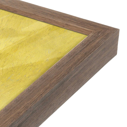 [Color:Walnut], Picture of art in a Walnut frame at an angle