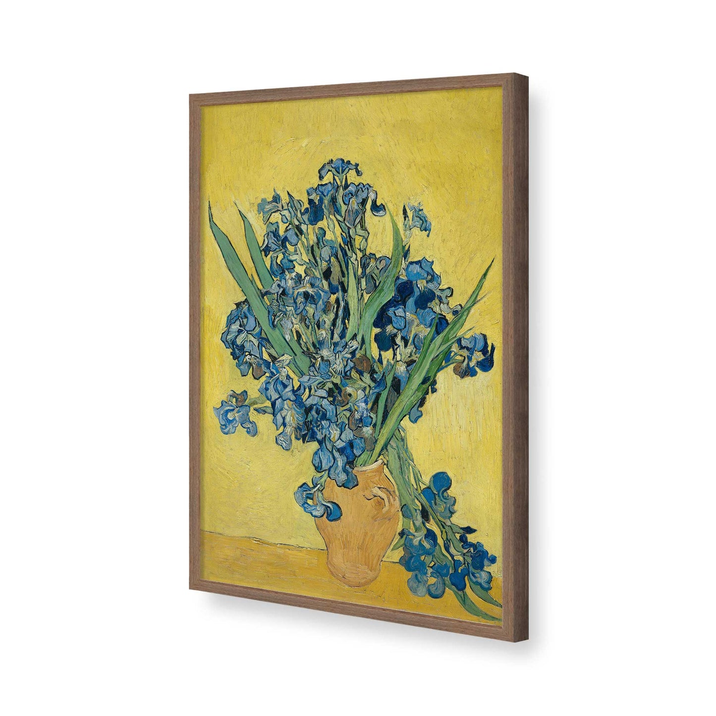[Color:Walnut], Picture of art in a Walnut frame of the corner