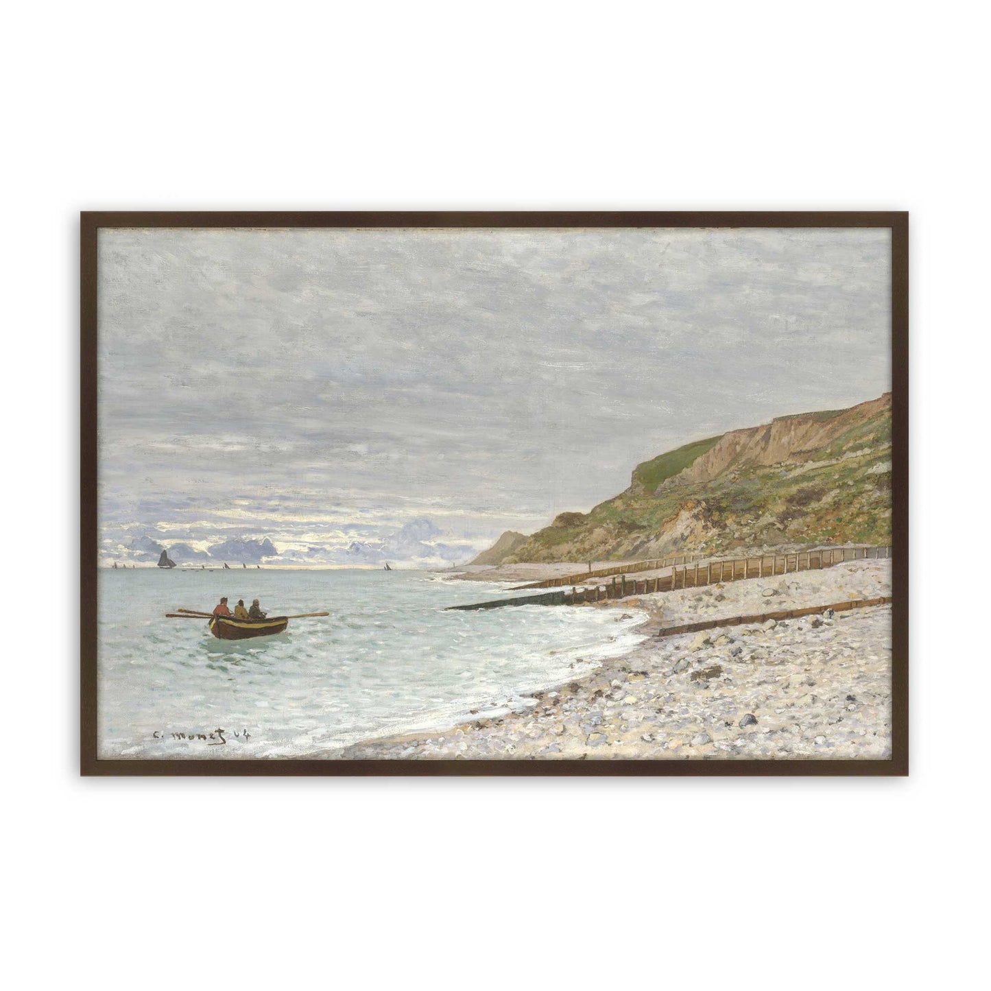 [Color:Brown], Picture of art in a Brown frame