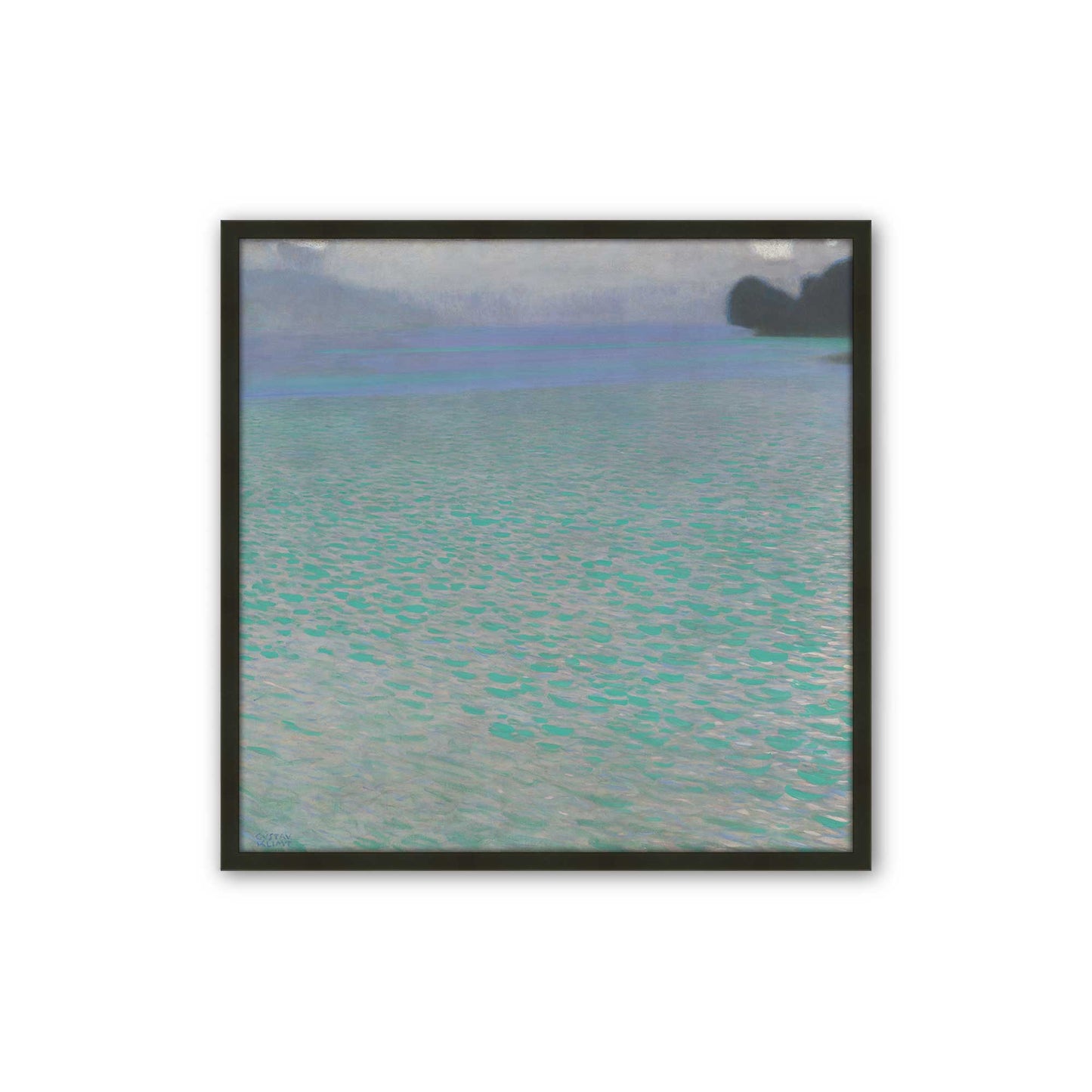 [Color:Satin Black], Picture of art in a Satin Black frame
