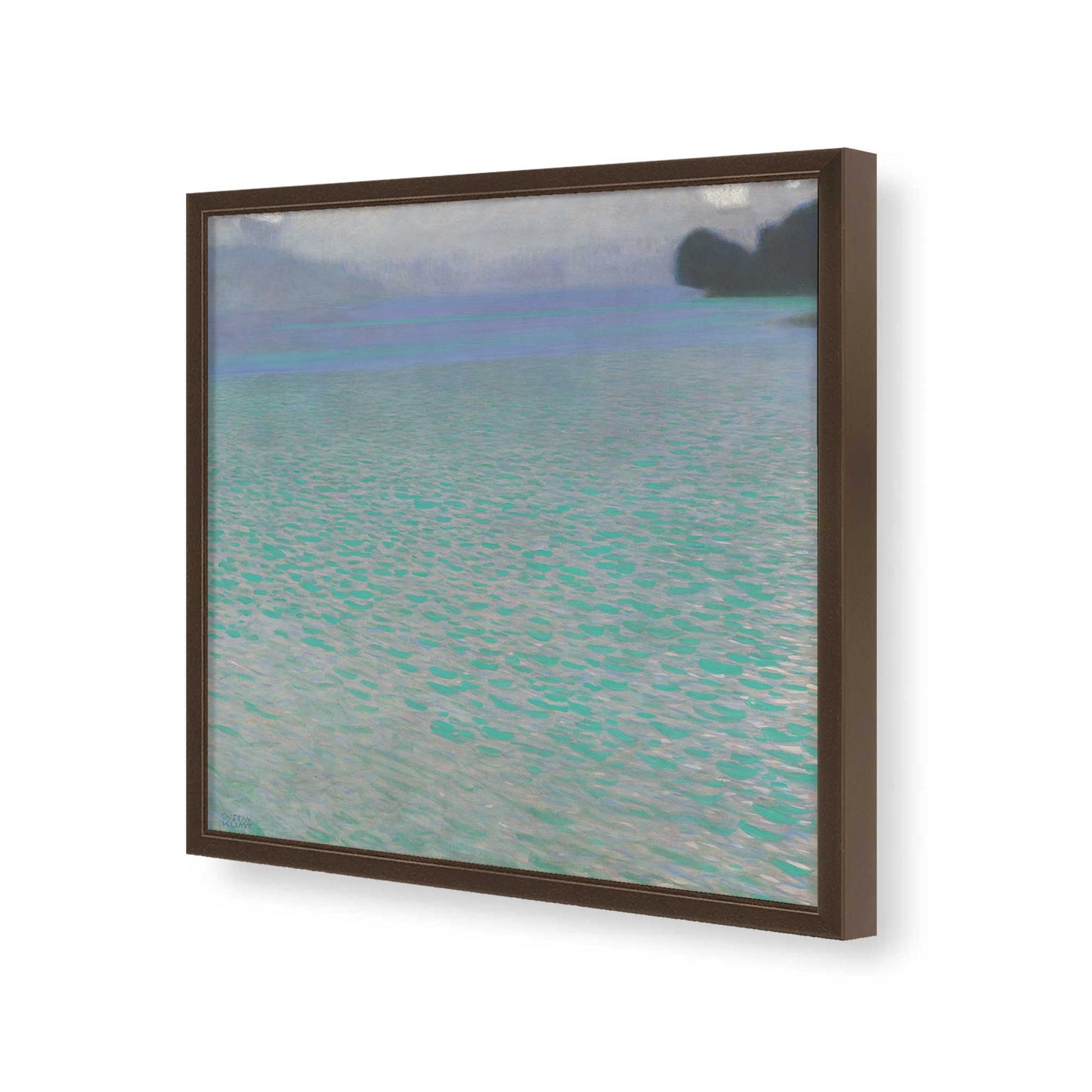 [Color:Espresso], Picture of art in a Espresso frame of the corner