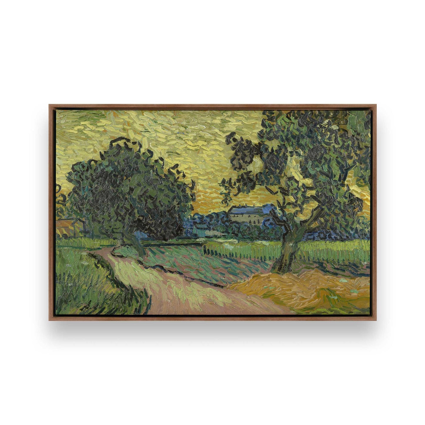 [Color:Walnut], Picture of art in a Walnut frame