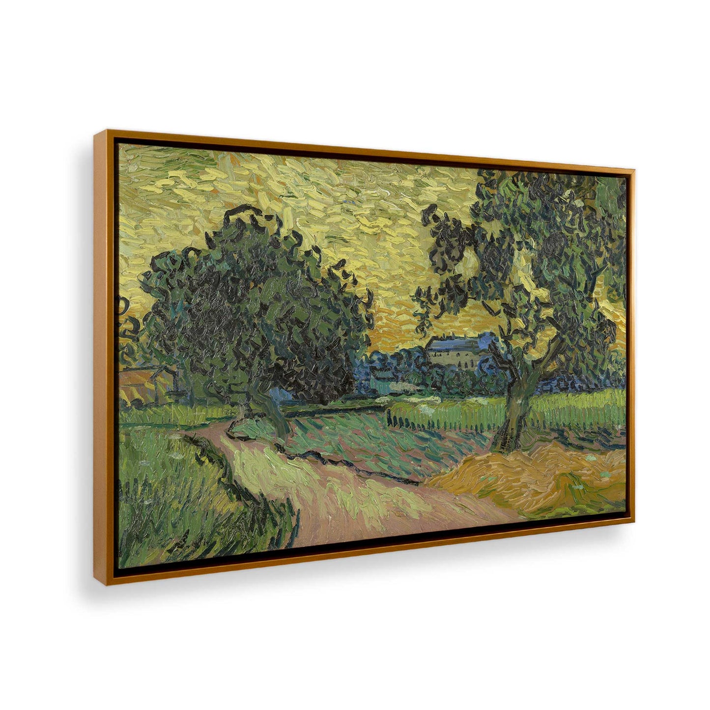 [Color:Polished Gold], Picture of the corner of the art