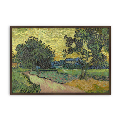 [Color:Belvinder Brown], Picture of art in a Belvinder Brown frame