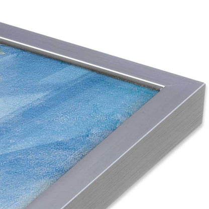 [Color:Polished Chrome], Picture of art in a Polished Chrome frame at an angle
