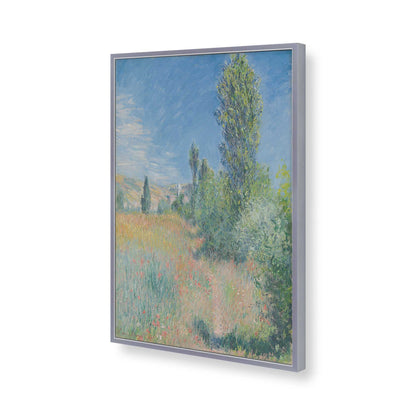 [Color:Polished Chrome], Picture of art in a Polished Chrome frame of the corner