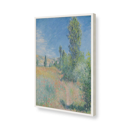 [Color:Opaque White], Picture of art in a Opaque White frame of the corner