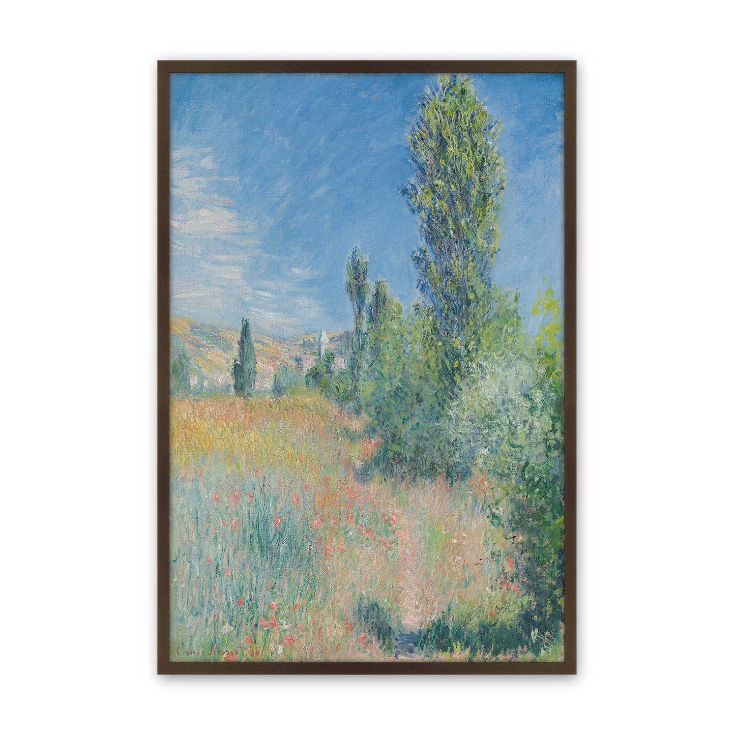 [Color:Belvinder Brown], Picture of art in a Belvinder Brown frame