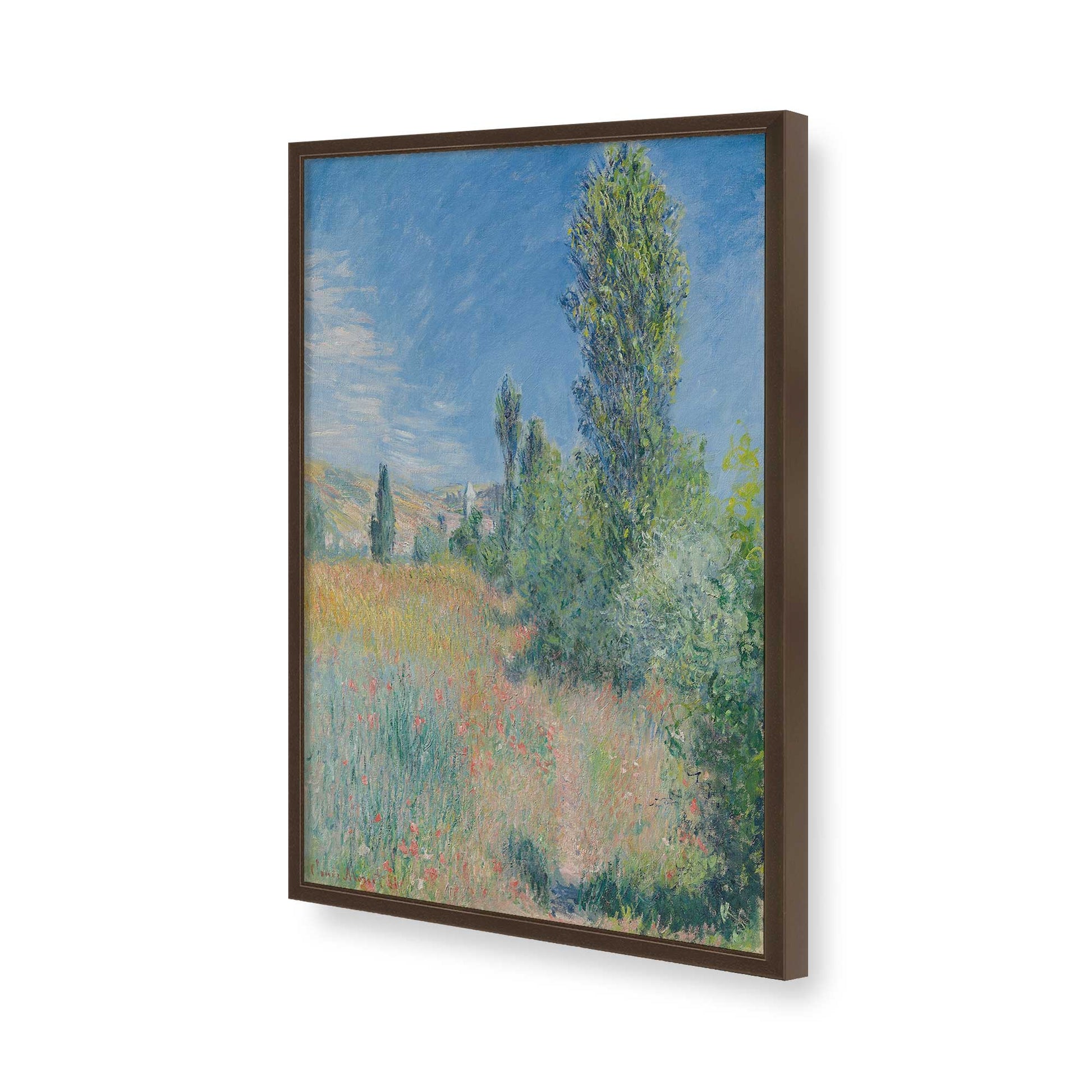 [Color:Belvinder Brown], Picture of art in a Belvinder Brown frame of the corner