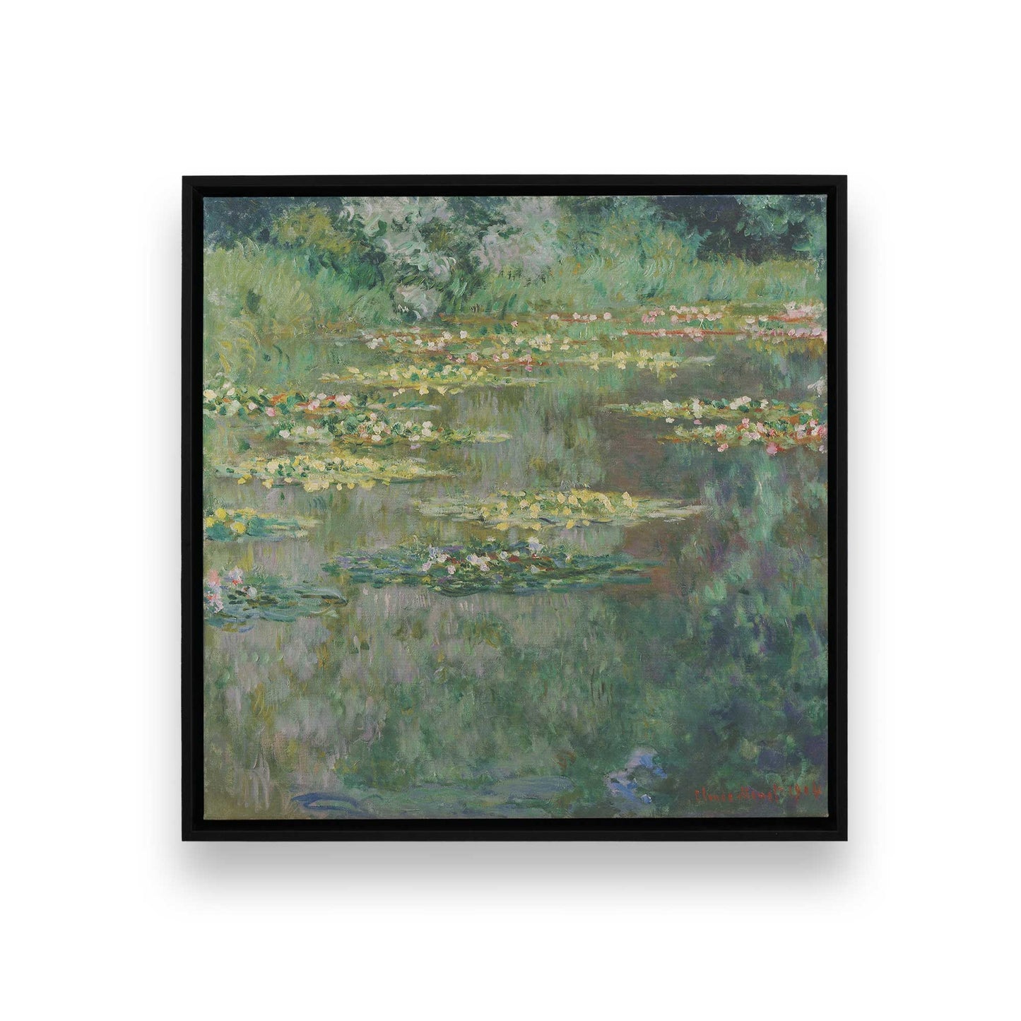 [Color:Satin Black], Picture of art in a Satin Black frame