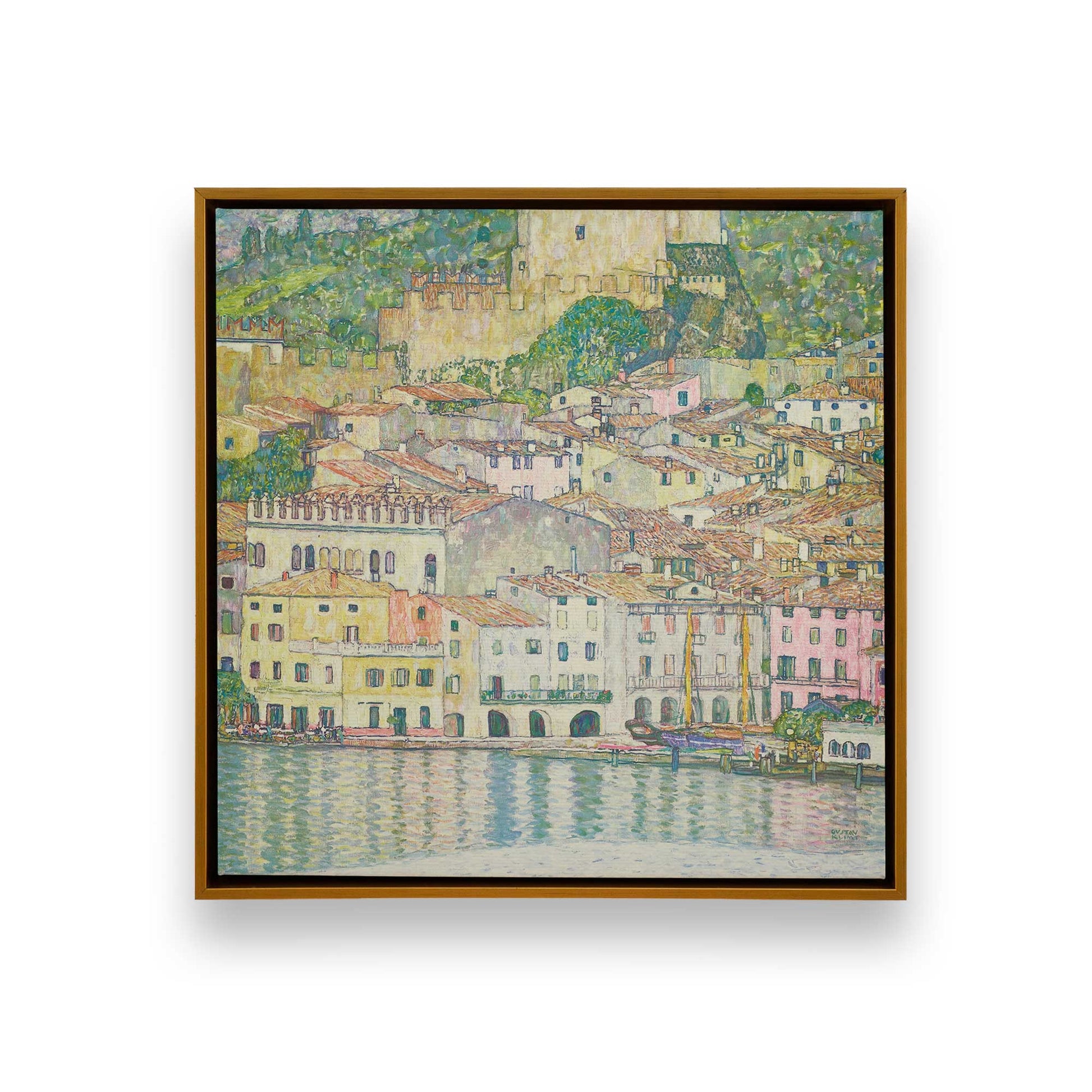 [Color:Polished Gold], Picture of art in a Polished Gold frame