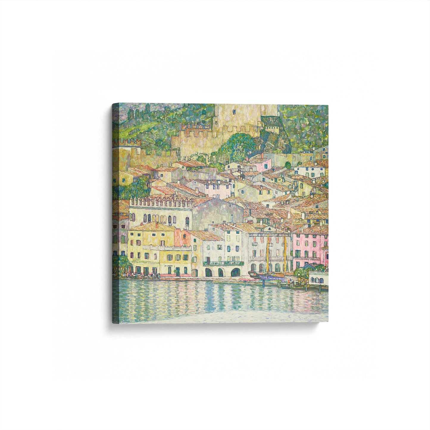 [Color:Stretched Canvas], Picture of art at an angle