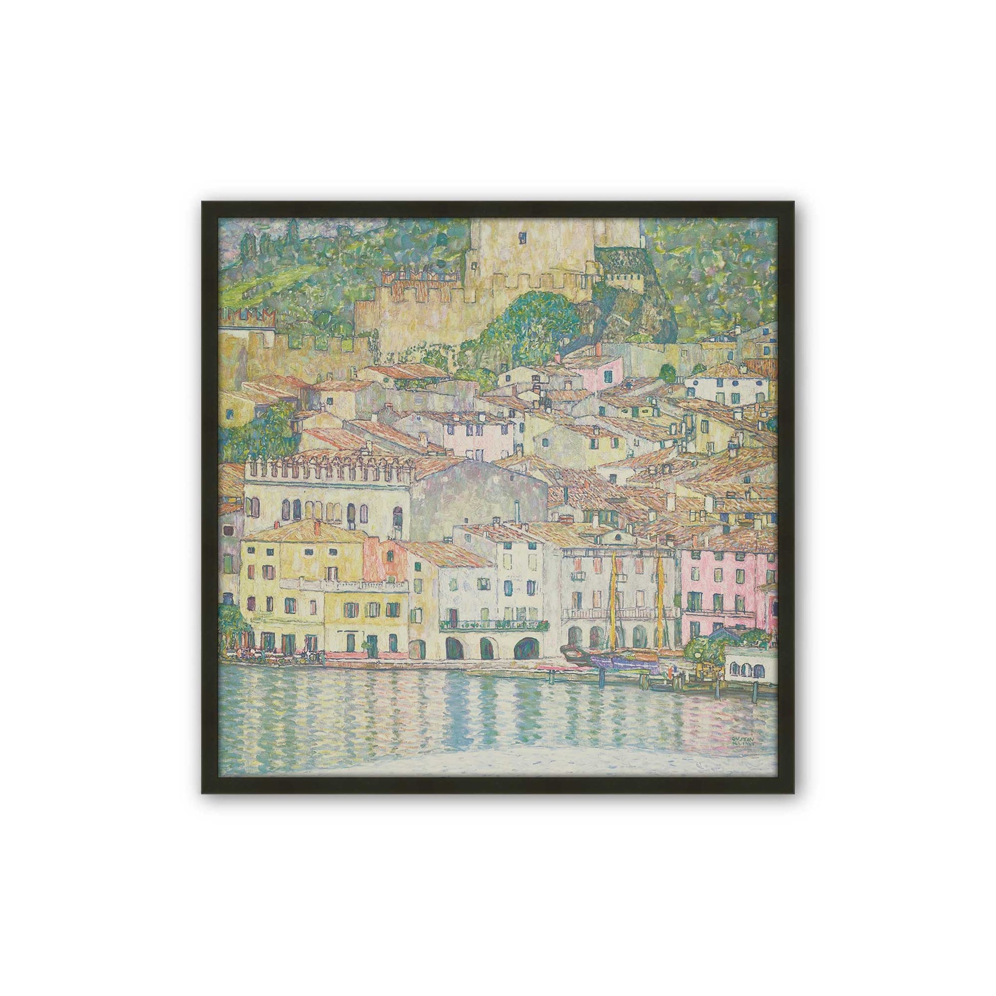 [Color:Satin Black], Picture of art in a Satin Black frame