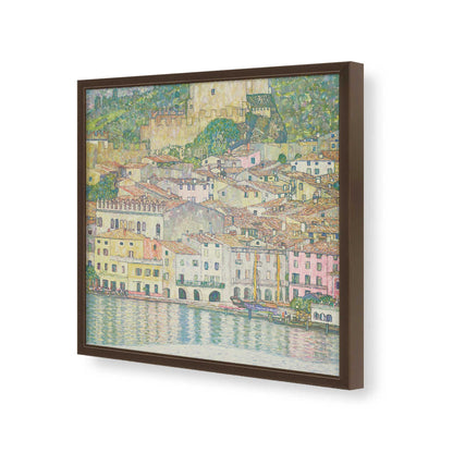 [Color:Espresso], Picture of art in a Espresso frame of the corner