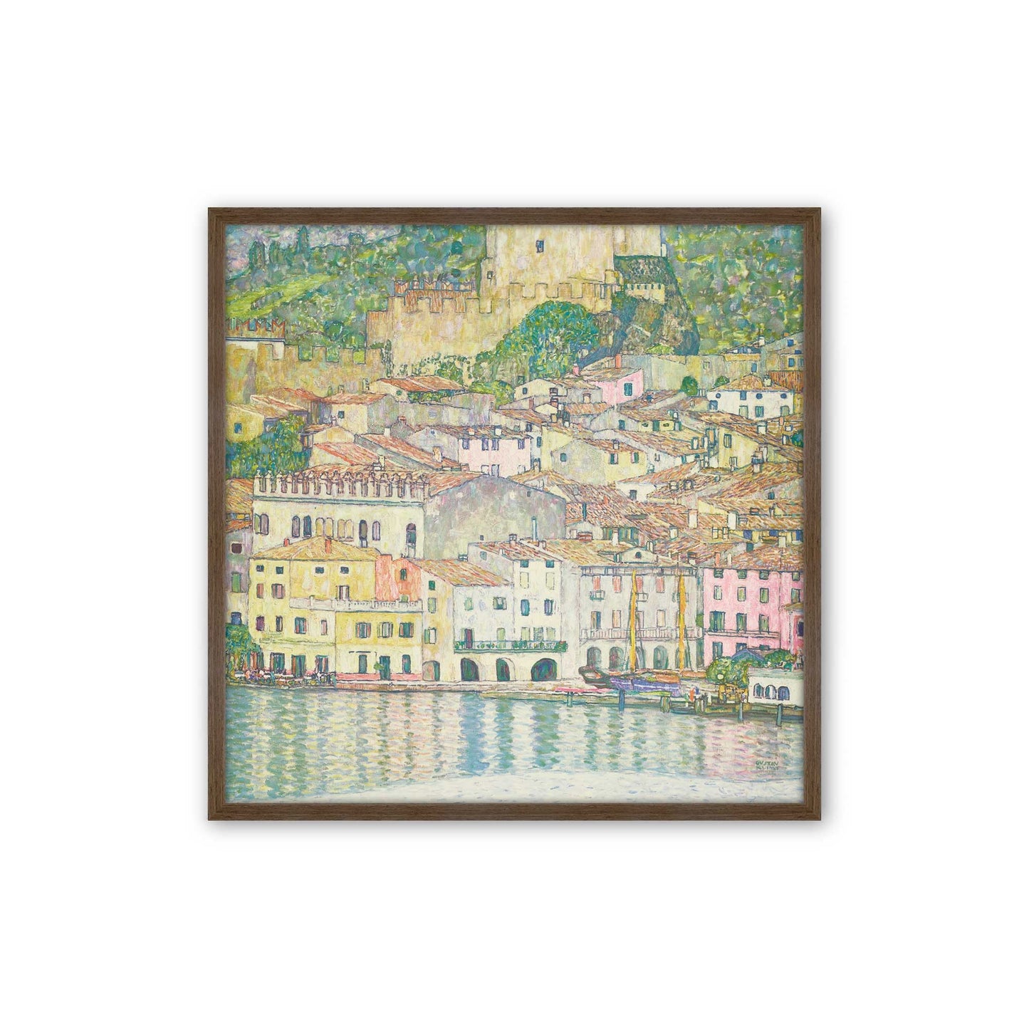 [Color:Walnut], Picture of art in a Walnut frame