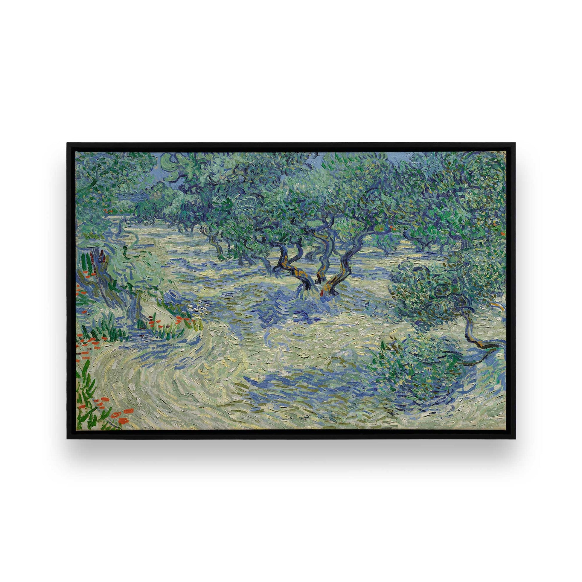 [Color:Satin Black], Picture of art in a Satin Black frame
