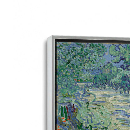 [Color:Polished Chrome], Picture of art in a Polished Chrome frame at an angle