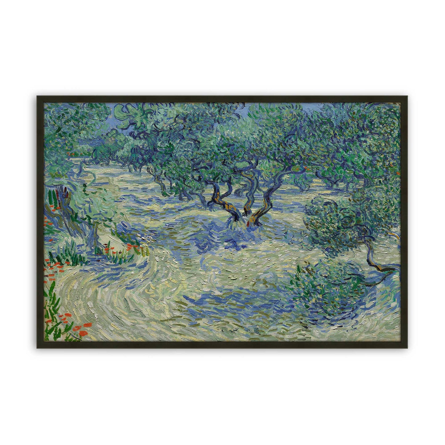 [Color:Satin Black], Picture of art in a Satin Black frame