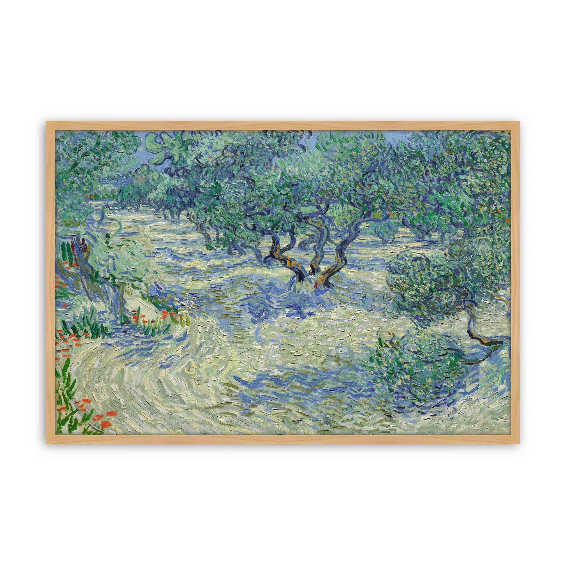 [Color:American Maple], Picture of art in a American Maple frame