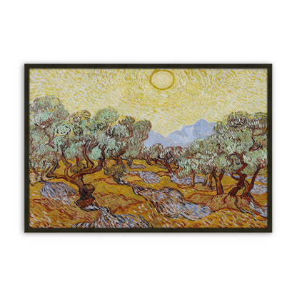 [Color:Satin Black], Picture of art in a Satin Black frame