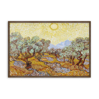 [Color:Walnut], Picture of art in a Walnut frame