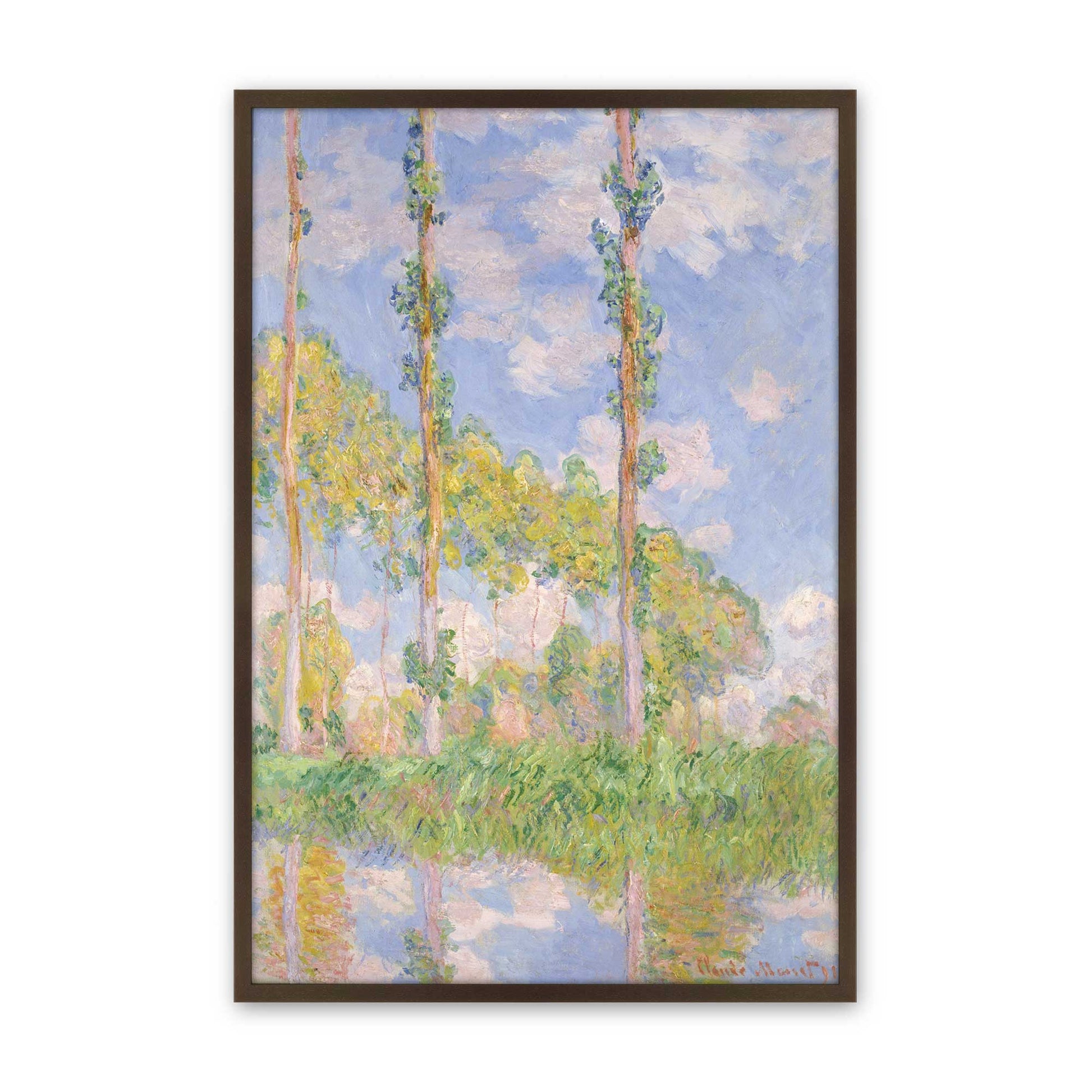 [Color:Brown], Picture of art in a Brown frame