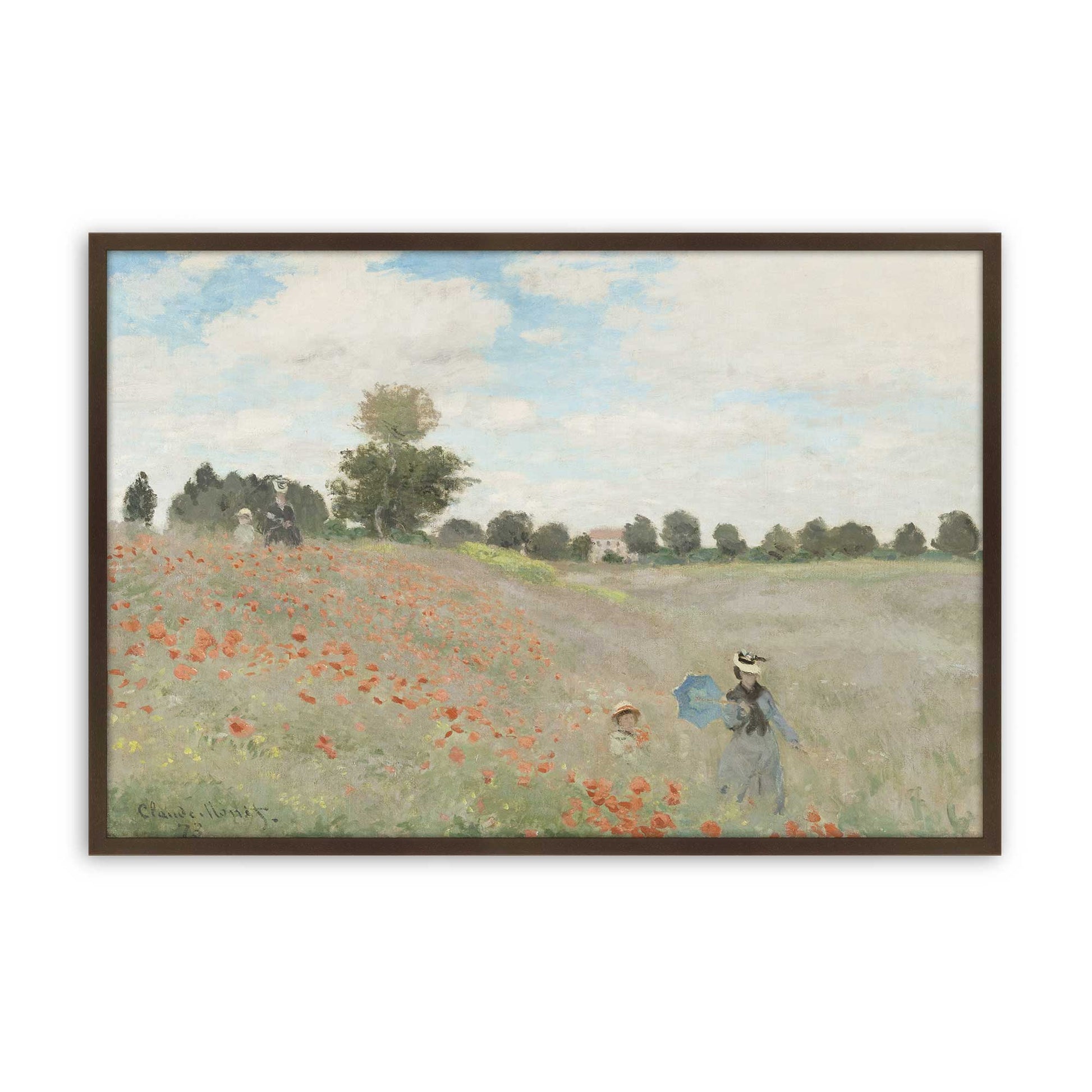 [Color:Brown], Picture of art in a Brown frame