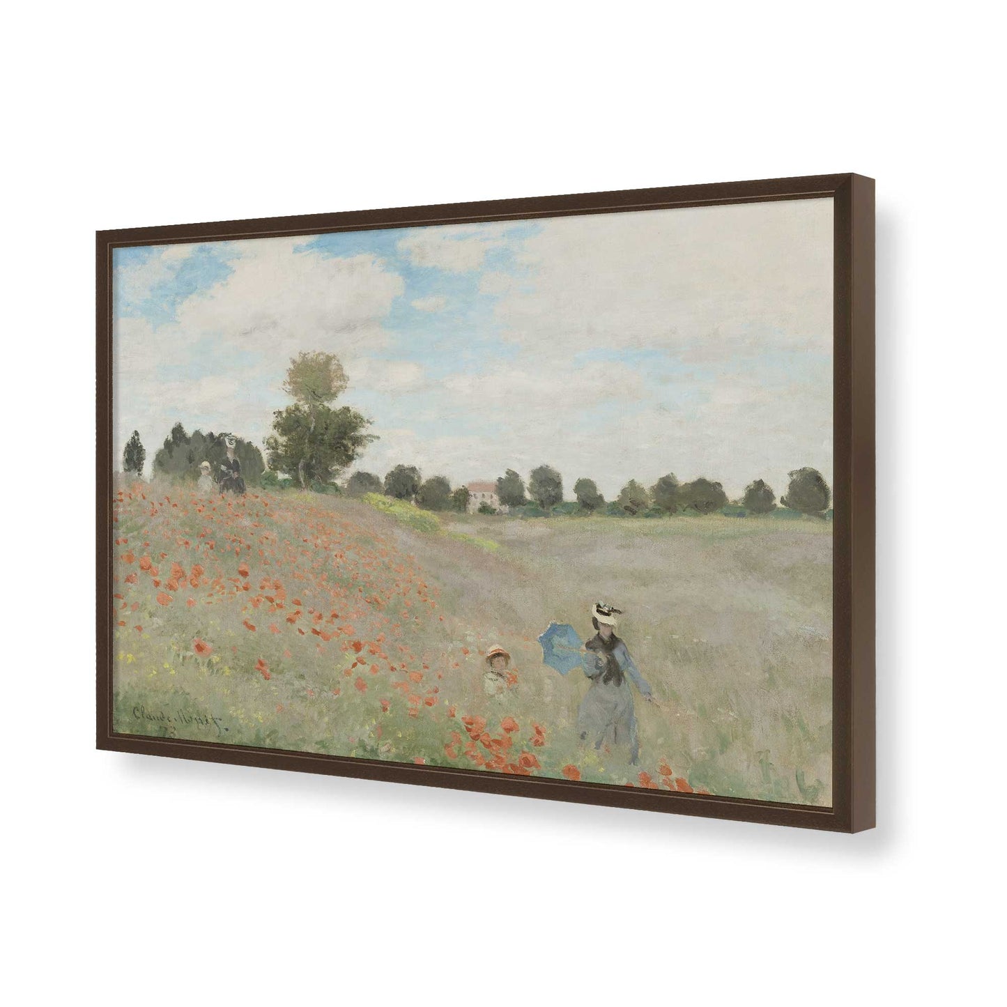 [Color:Belvinder Brown], Picture of art in a Belvinder Brown frame of the corner