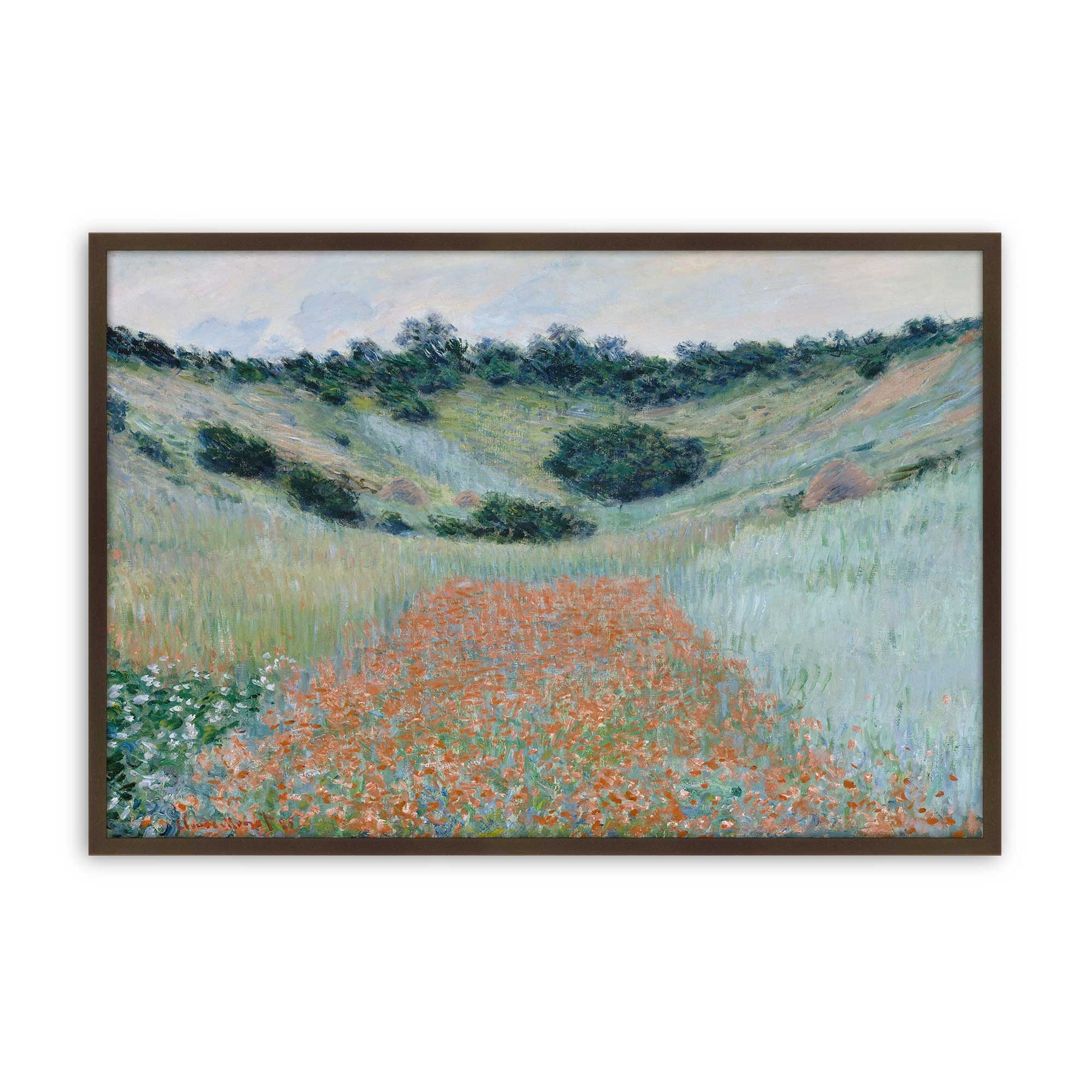[Color:Brown], Picture of art in a Brown frame